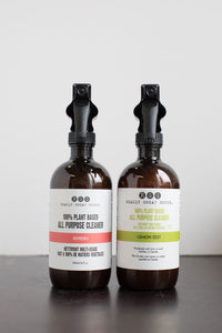ALL PURPOSE CLEANERS from Really Great Goods.  Handmade, Small Batch, Vegan, All Natural Home Care