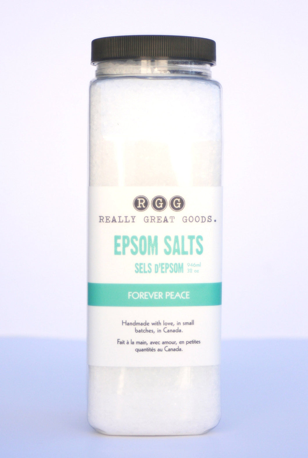 FOREVER PEACE EPSOM SALTS from Really Great Goods.  Handmade, Small Batch, All Natural, Vegan Bath and Body Care 