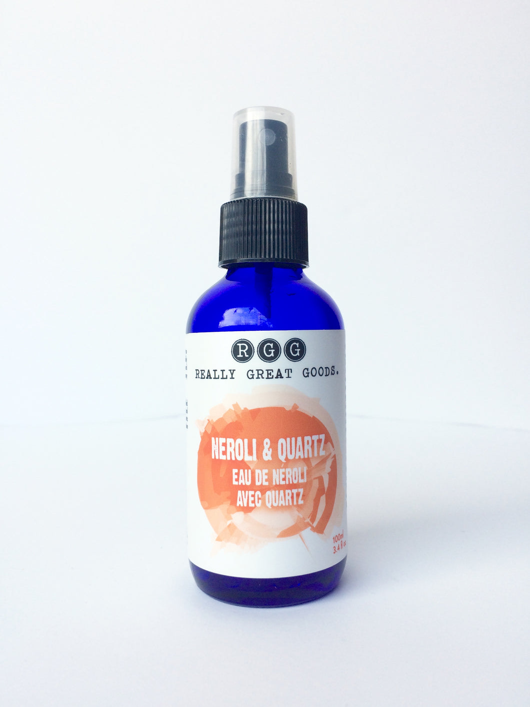 Organic Neroli Face Mist from Really Great Goods.  Handmade, High Vibration, Small Batch, All Natural, Vegan Bath and Body Care 